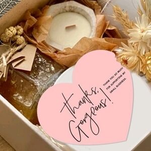 💕🔹️ 50 pack black thank you gorgeous cards for shipping packages ✨️🩷